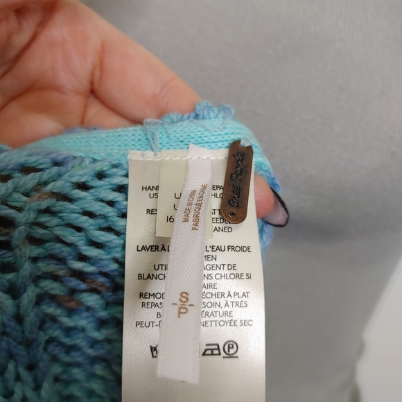 Free People knit fleece sweater S - Picture 9 of 12